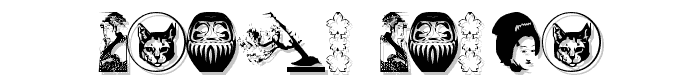 Asian Dings font